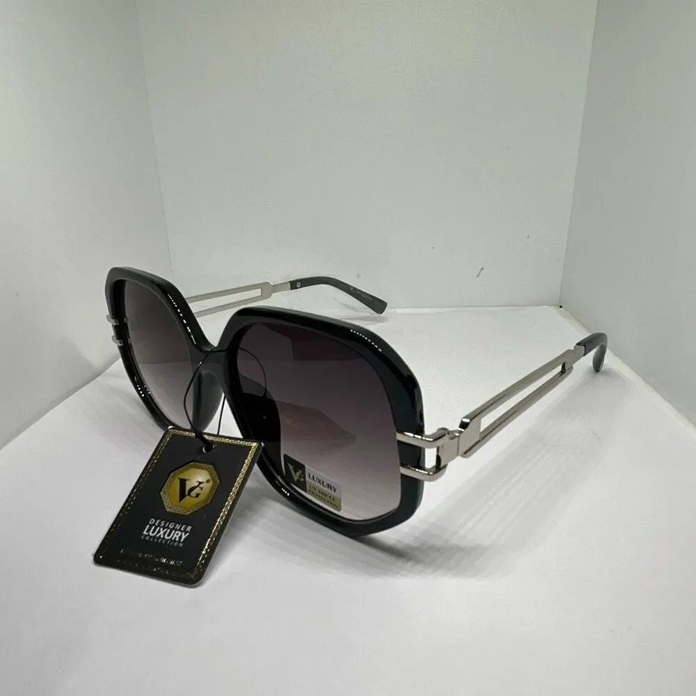 VG Designer Luxury Square Sunglasses NWT UV400 Protection